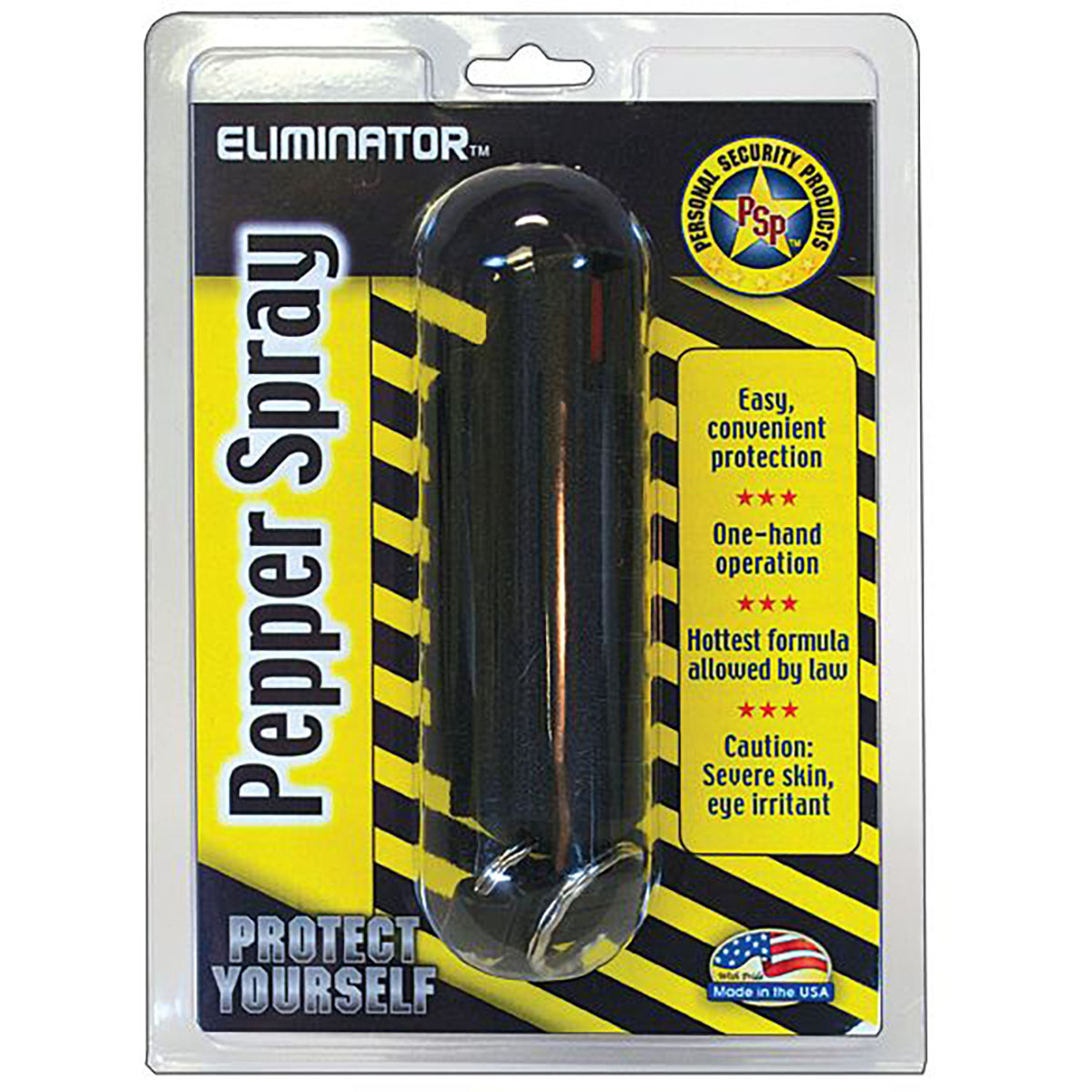 PS PRODUCTS INC - 1/2 OZ PEPPER SPRAY W/HARD CASE & KEY RING