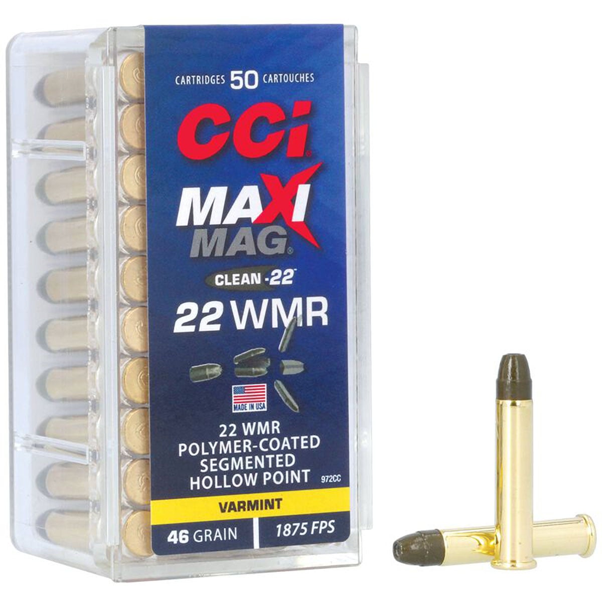 22 WMR Hollow Point 50/Box
