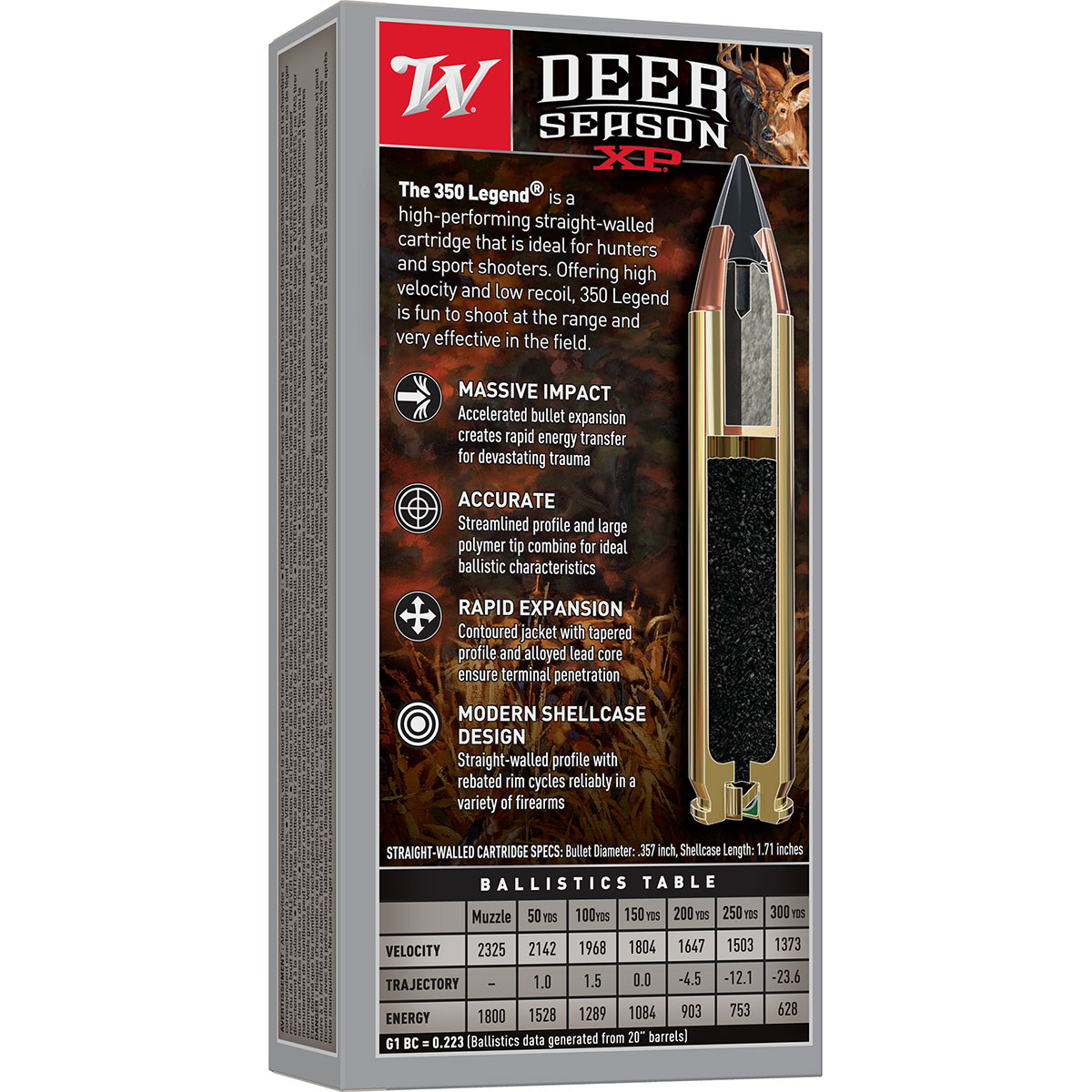 Deer Season XP 350 Legend 150gr Polymer Tip 20/Box