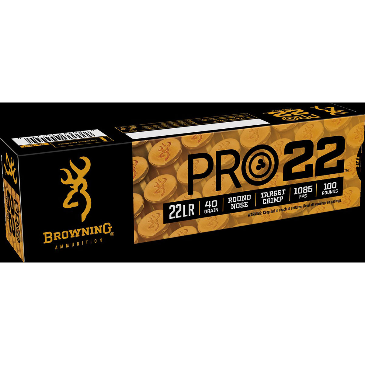 22 Long Rifle Lead Round Nose 100/Box