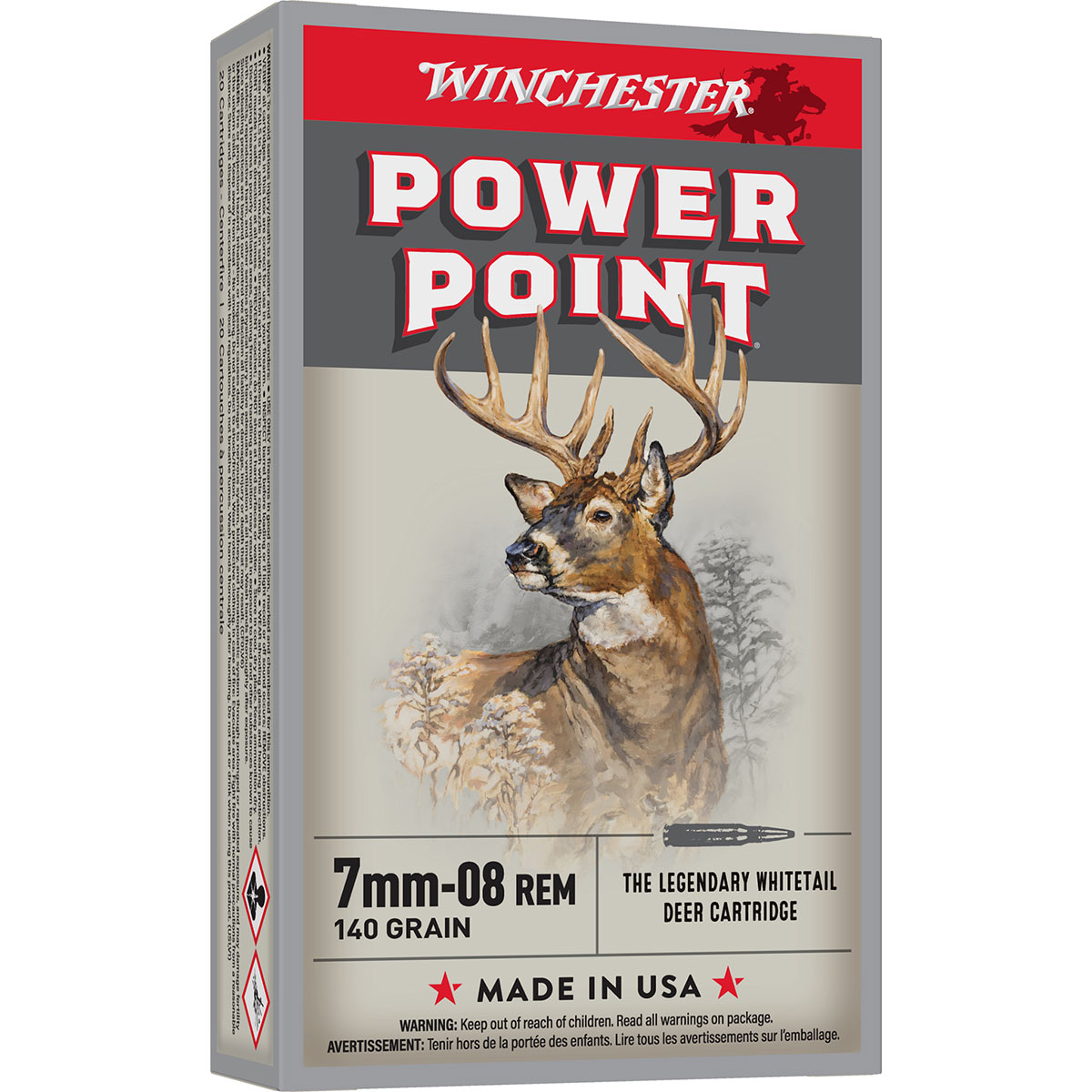 7mm-08 Remington 140gr Power-Point 20/Box