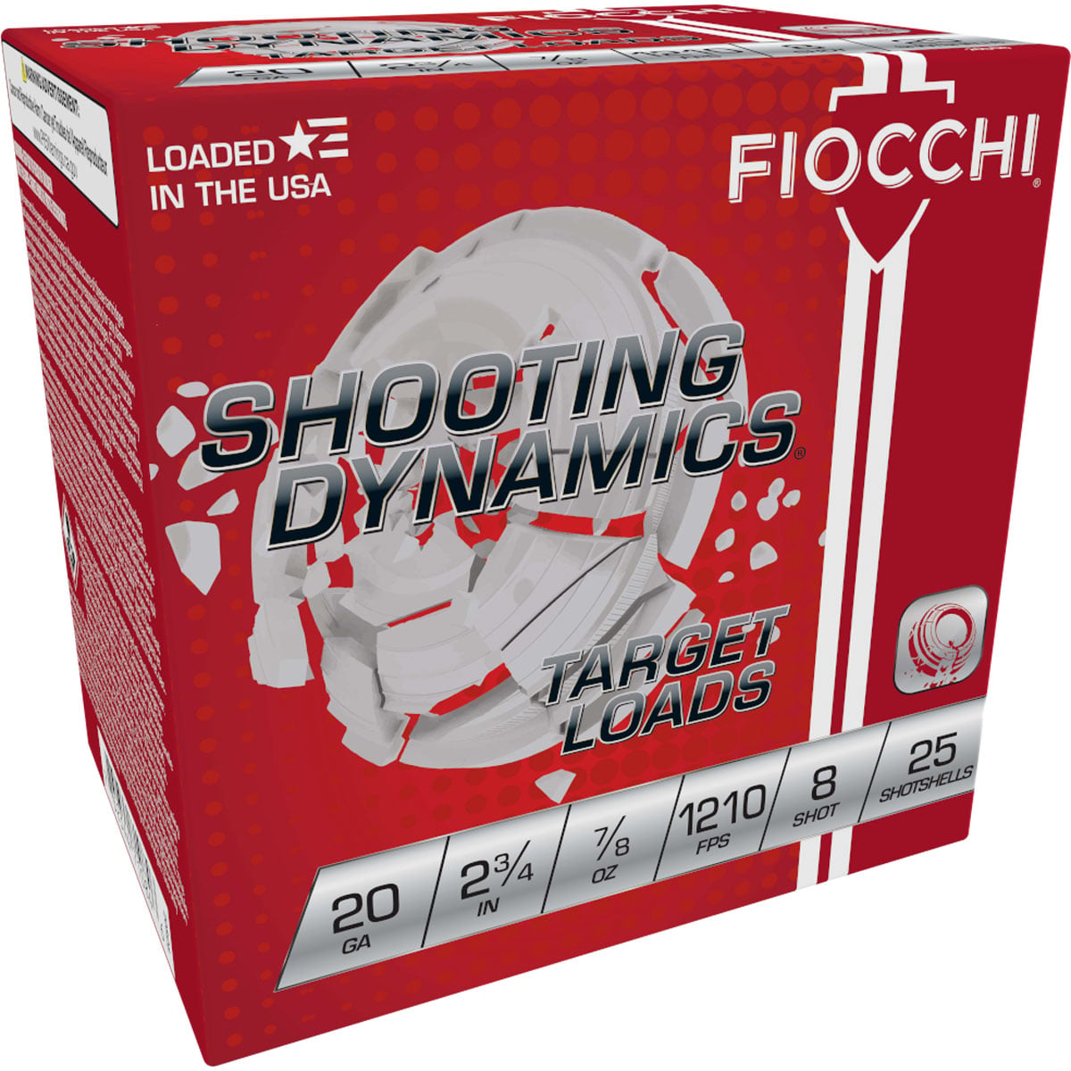 Shooting Dynamics 20 Gauge 2-3/4" 7/8oz #8 Shot 25/Box