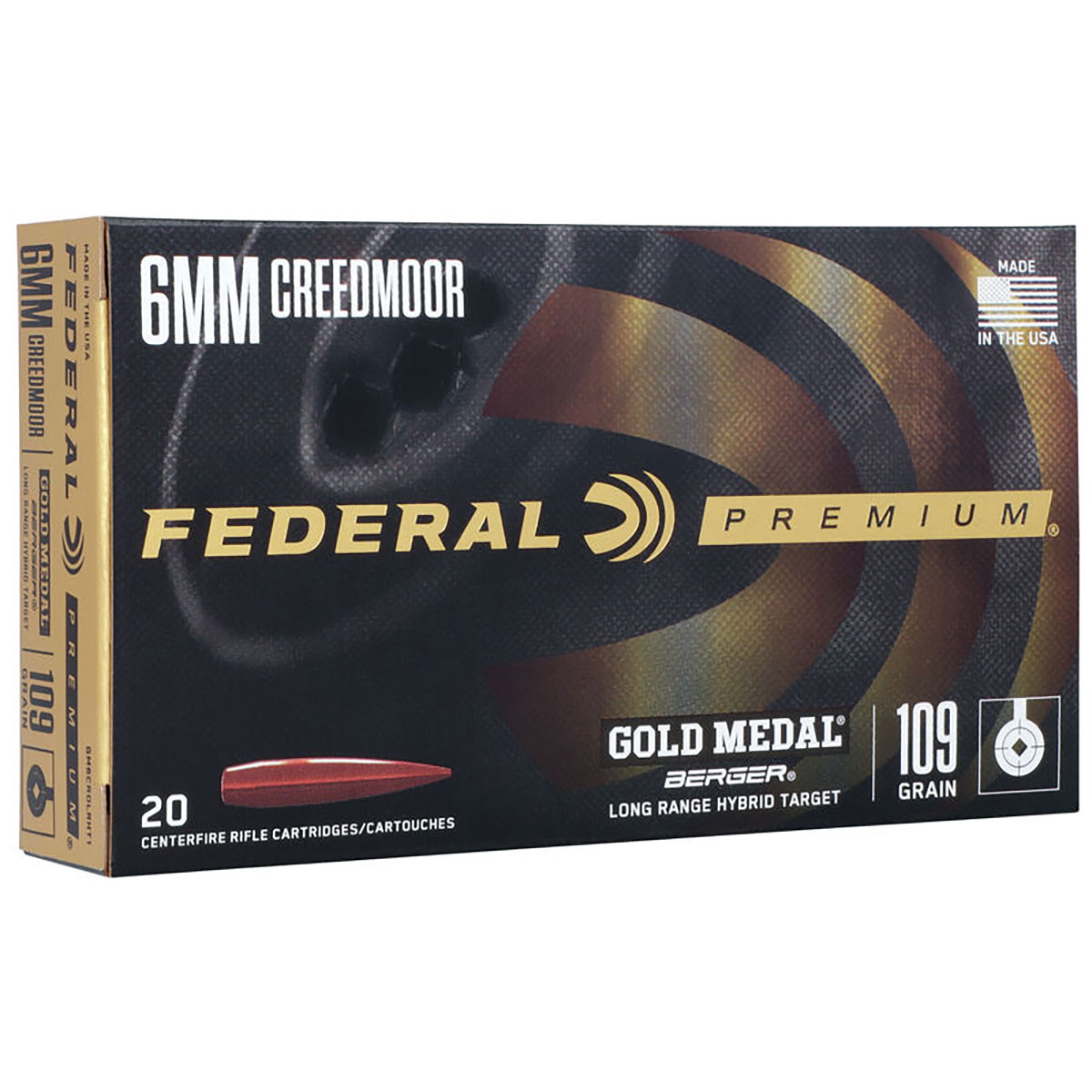 FEDERAL - PREMIUM 6MM CREEDMOOR AMMO