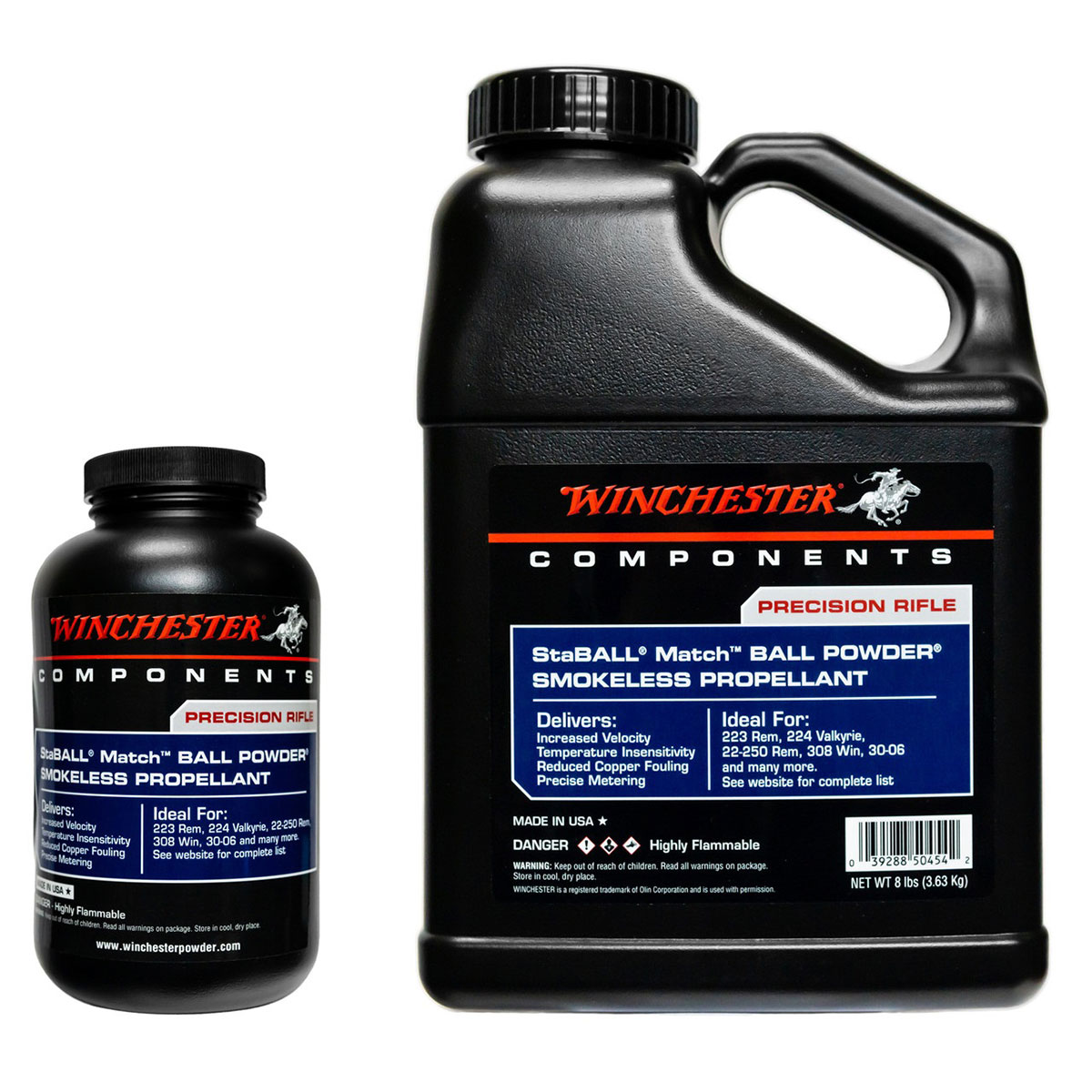 WINCHESTER - STABALL MATCH SMOKELESS RIFLE POWDER - View 4