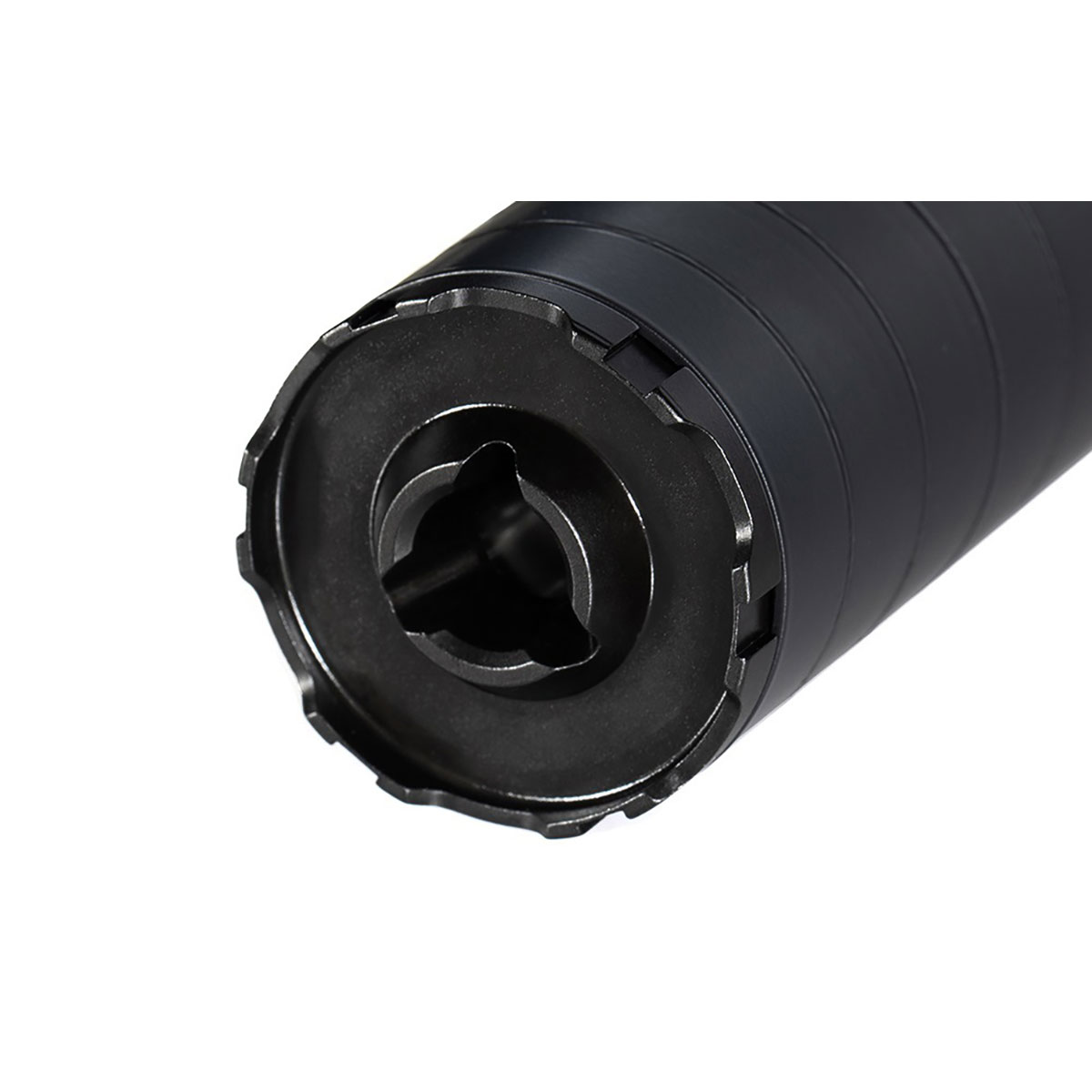 LAHAR-30K 30 Cal 5.1" Direct Thread 5/8-24" Suppressor BLK - View 2