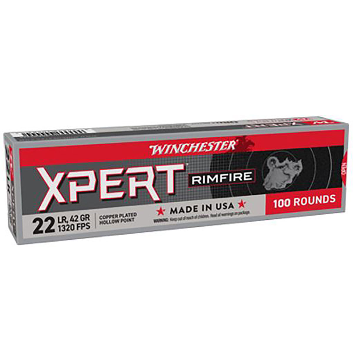 22 Long Rifle 42gr Plated Hollow Point 100/Box