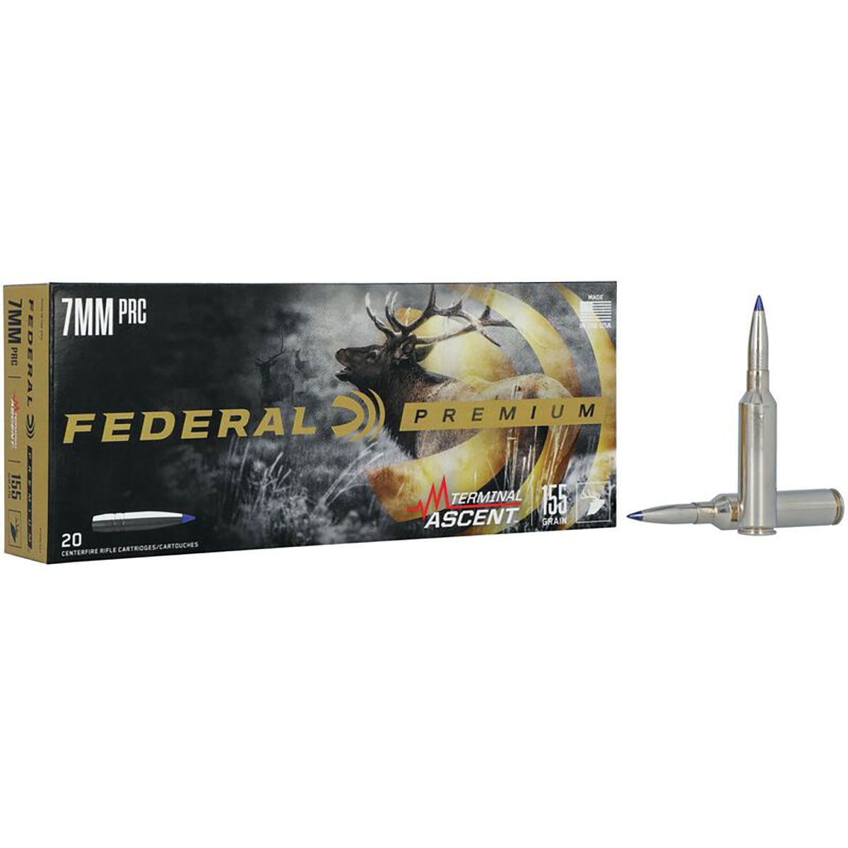 Terminal Ascent 7mm PRC 155gr Polymer Tip 20/Box
