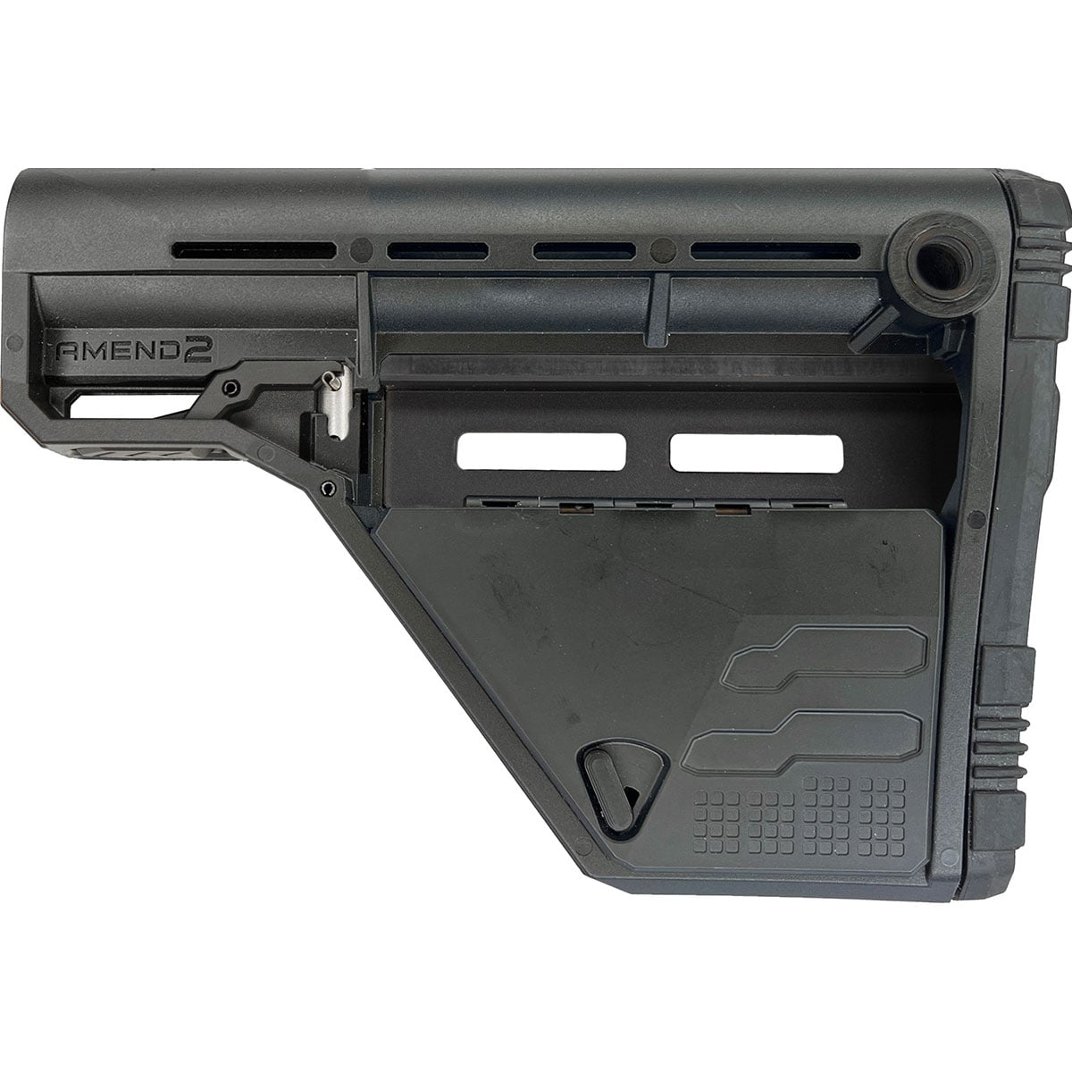 AMS Modular Lower Storage Model Mil-Spec Carbine Stock Black