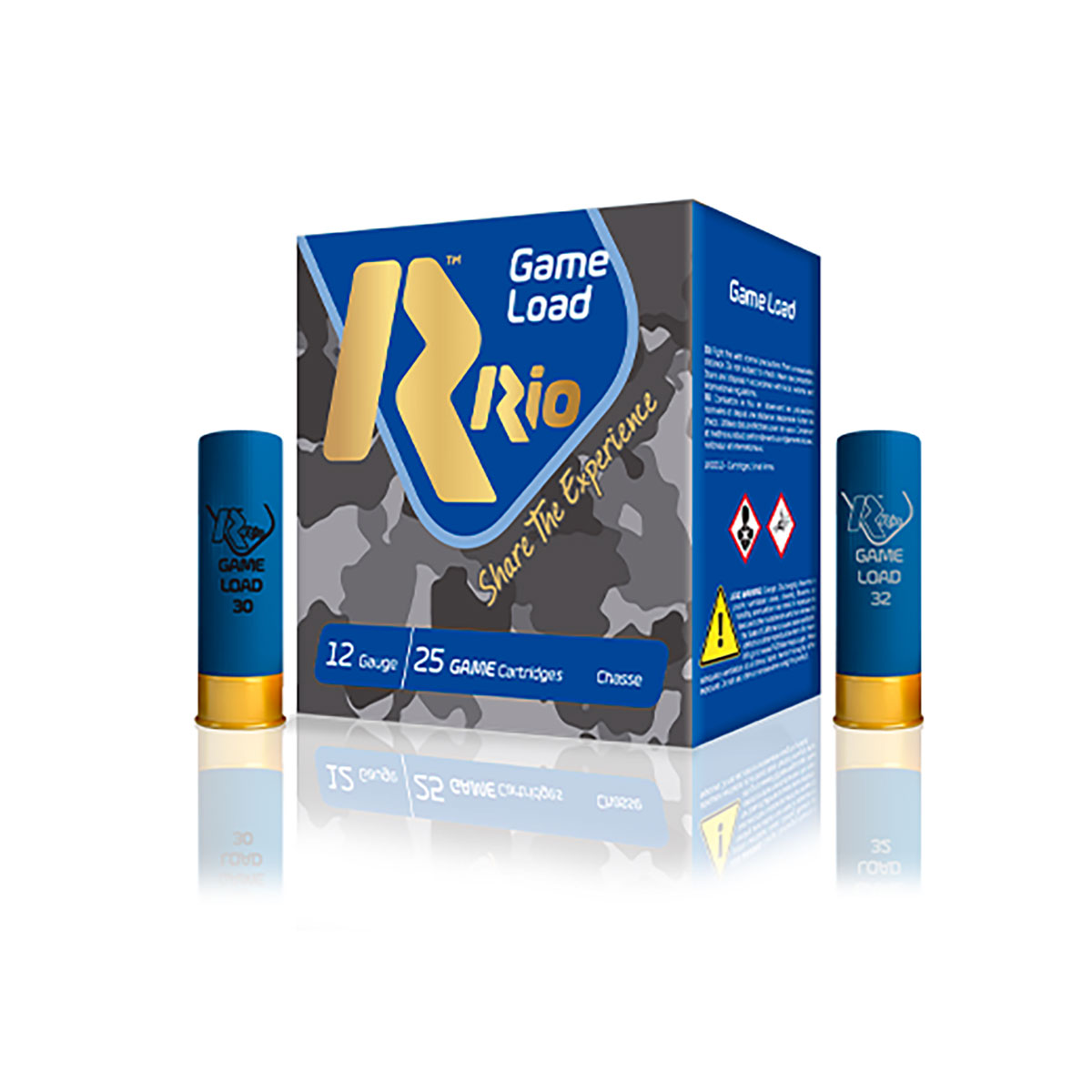 Game Load 32 12 Gauge 2-3/4" 1-1/8oz #8 Shot 25/Box