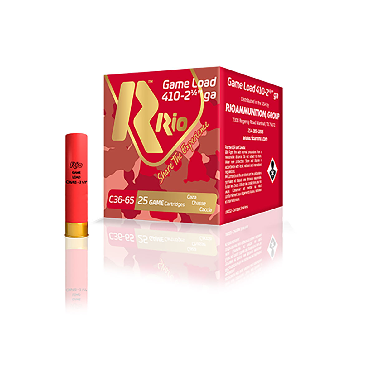 Game Load 410 Bore 3" 11/16oz #7.5 Shot 25/Box