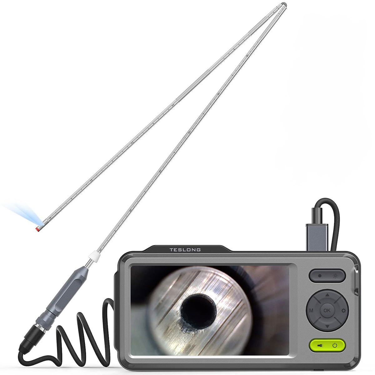 NTG200H Focus & Fold Rifle Borescope W/5" HD Screen