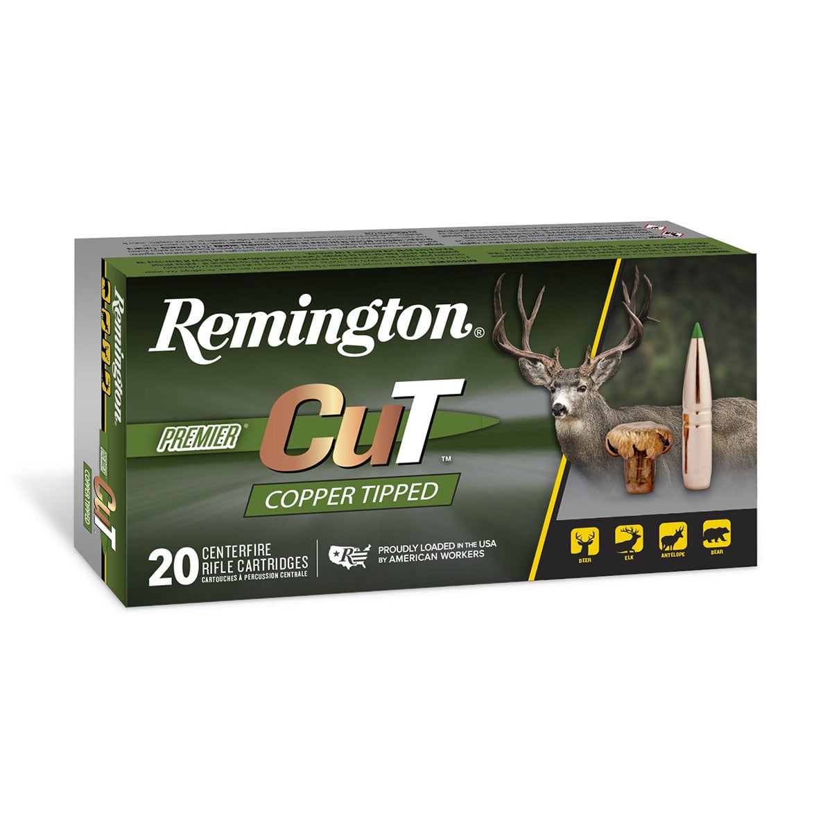 Premier CuT 308 Winchester 165gr Polymer Tipped 20/Box