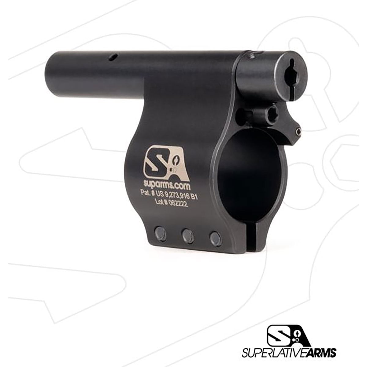 SUPERLATIVE ARMS LLC - AR-15 ADJUSTABLE PISTON SYSTEM W/CLAMP ON .750" BLOCK RIGHT HAND
