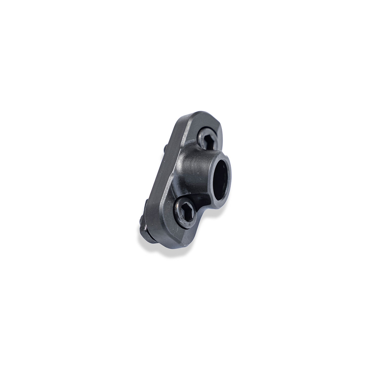 Angled M-LOK QD Sling Swivel Socket for AR-15 Black