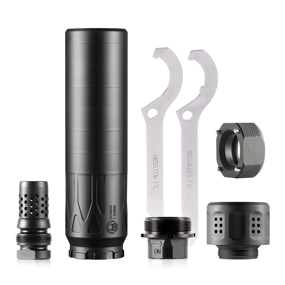 Wolfman 9mm QD KeyMicro Suppressor Kit Black - View 2