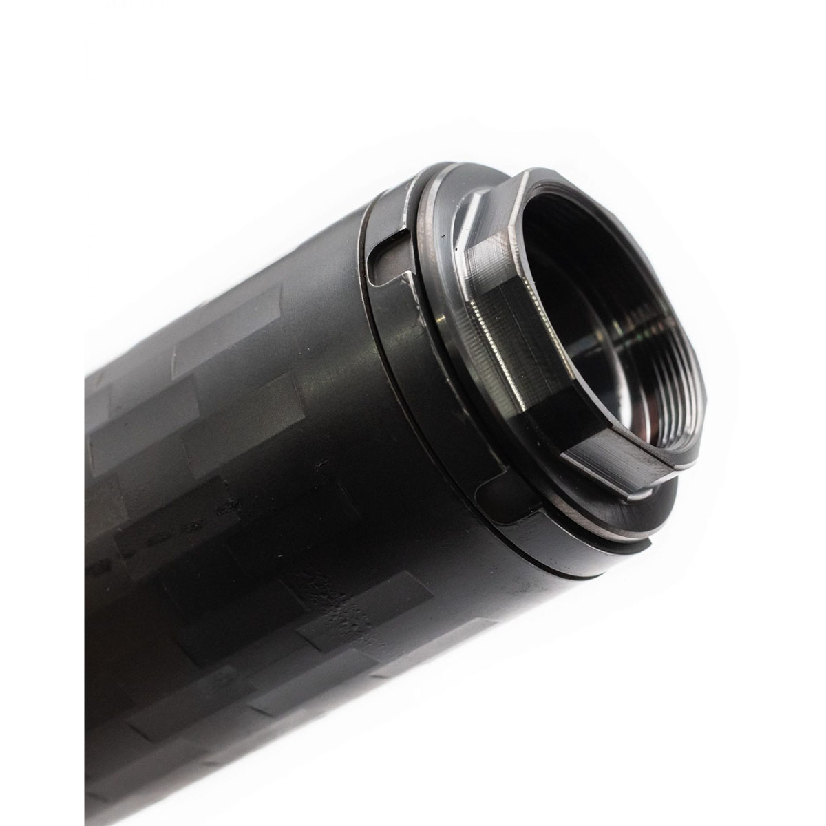 Hellfire Suppressor Mount for Omega300, Hybrid, Big Bore BLK - View 3