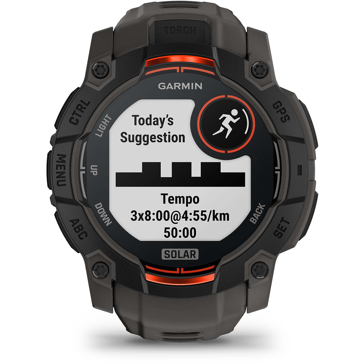 GARMIN INTERNATIONAL - INSTINCT 3 SOLAR TACTICAL RUGGED EDITION GPS SMARTWATCH