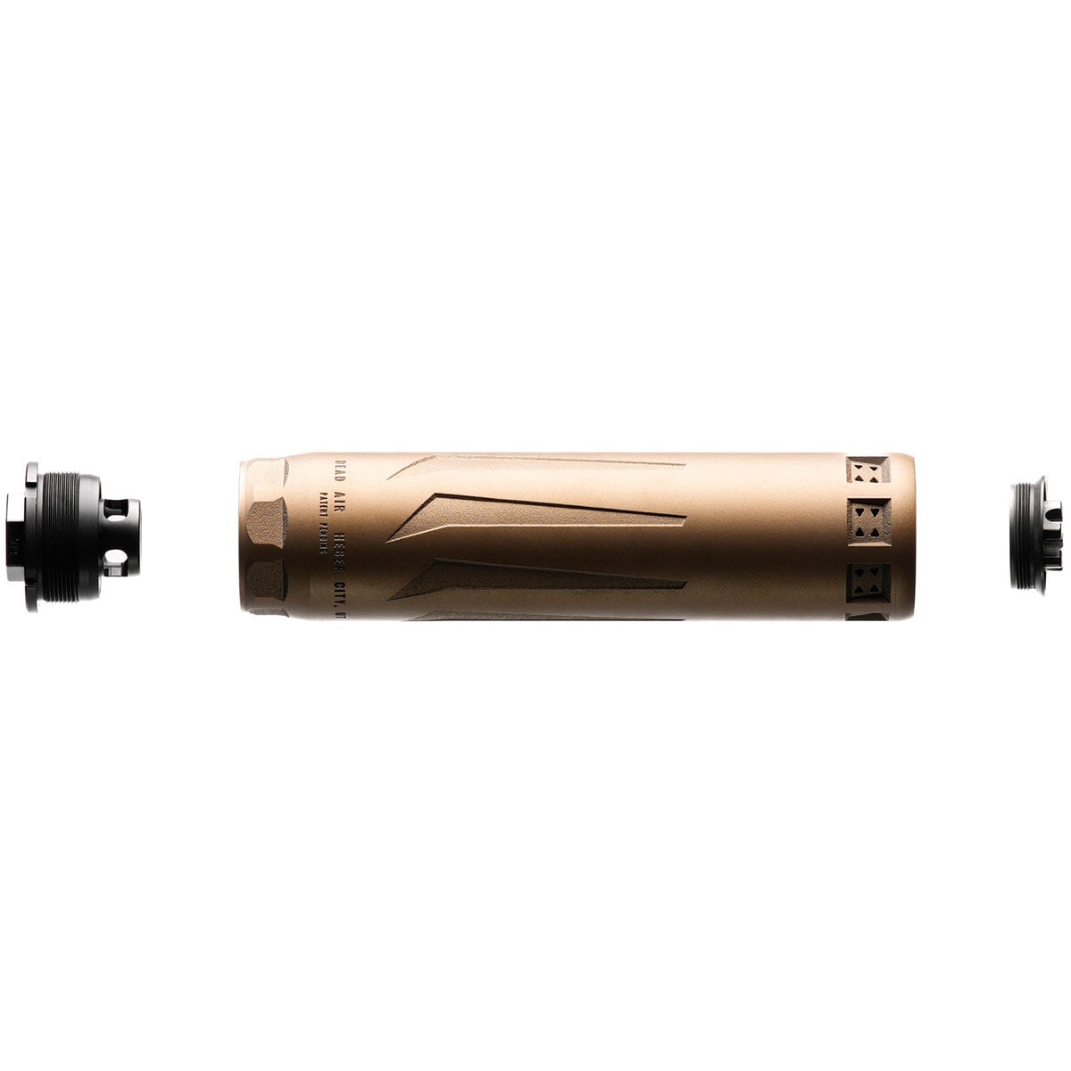 DEAD AIR ARMAMENT - RXD30TI 30 CALIBER RIFLE SUPPRESSOR W/DTB324 MUZZLE BRAKE - View 3