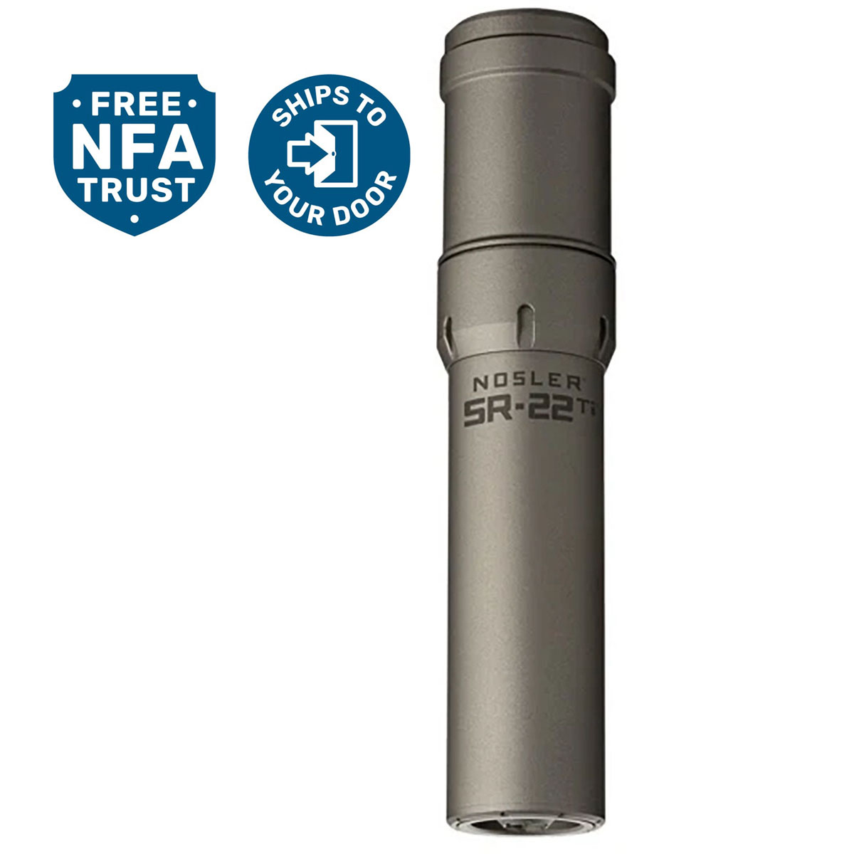 NOSLER, INC. - SR-22TIH (HUB) 22 CALIBER RIFLE SUPPRESSOR - View 2