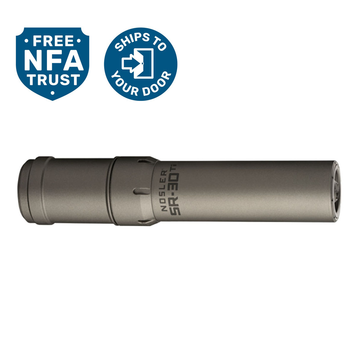 NOSLER, INC. - SR-30ALTI (HUB) 30 CALIBER RIFLE SUPPRESSOR