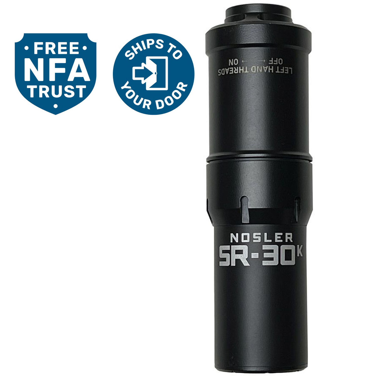 NOSLER, INC. - SR-30K 30 CALIBER RIFLE SUPPRESSOR - View 3