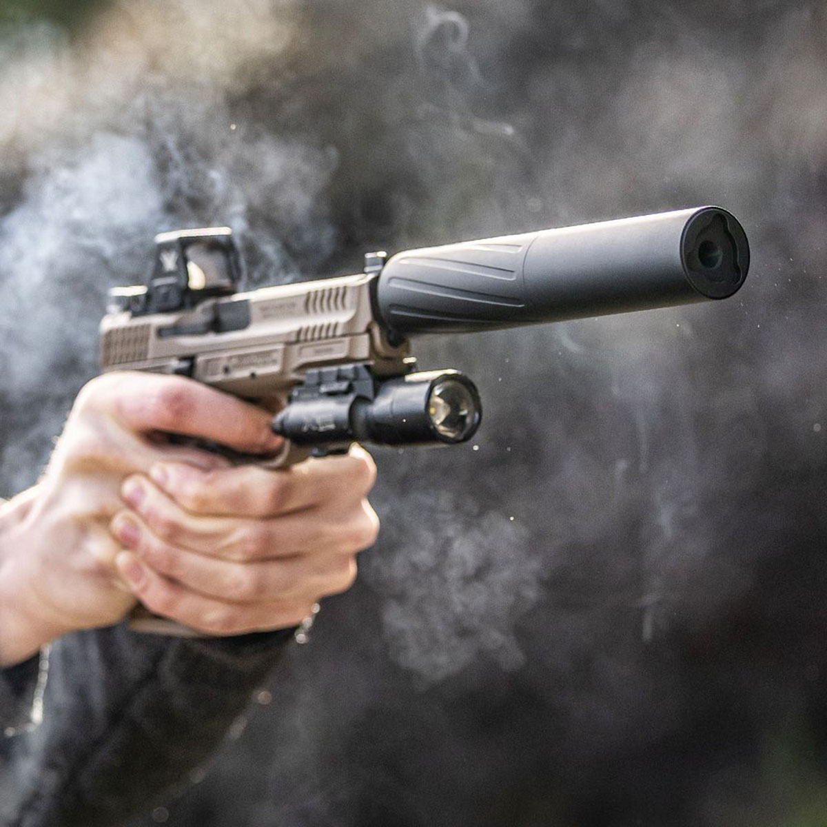 BANISH 9 9mm Micro-Booster Suppressor Black - View 2