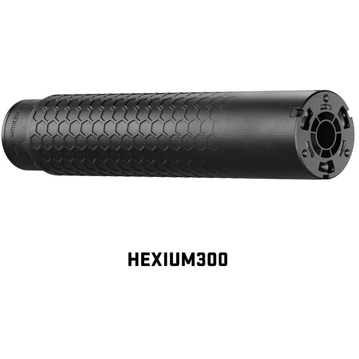 HEXIUM 300 AAC Blackout HUB Direct Thread Suppressor Black - View 2