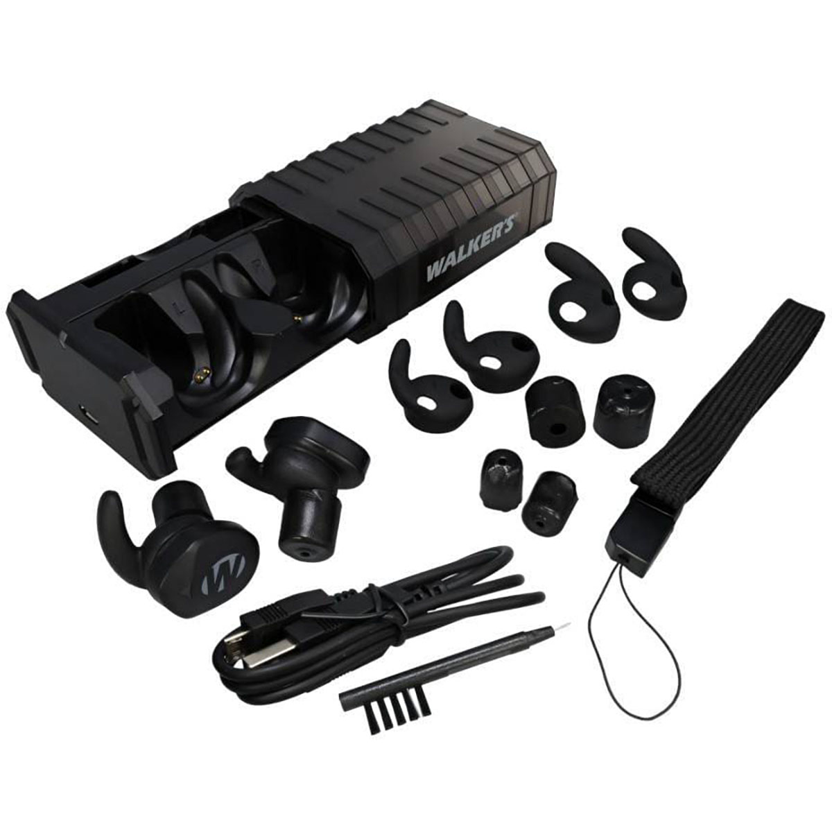 Restrictor Rechargeable Ear Buds W/Bluetooth Black