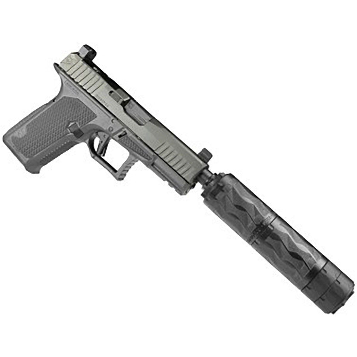 BDE 9mm Luger Direct Thread Suppressor Black