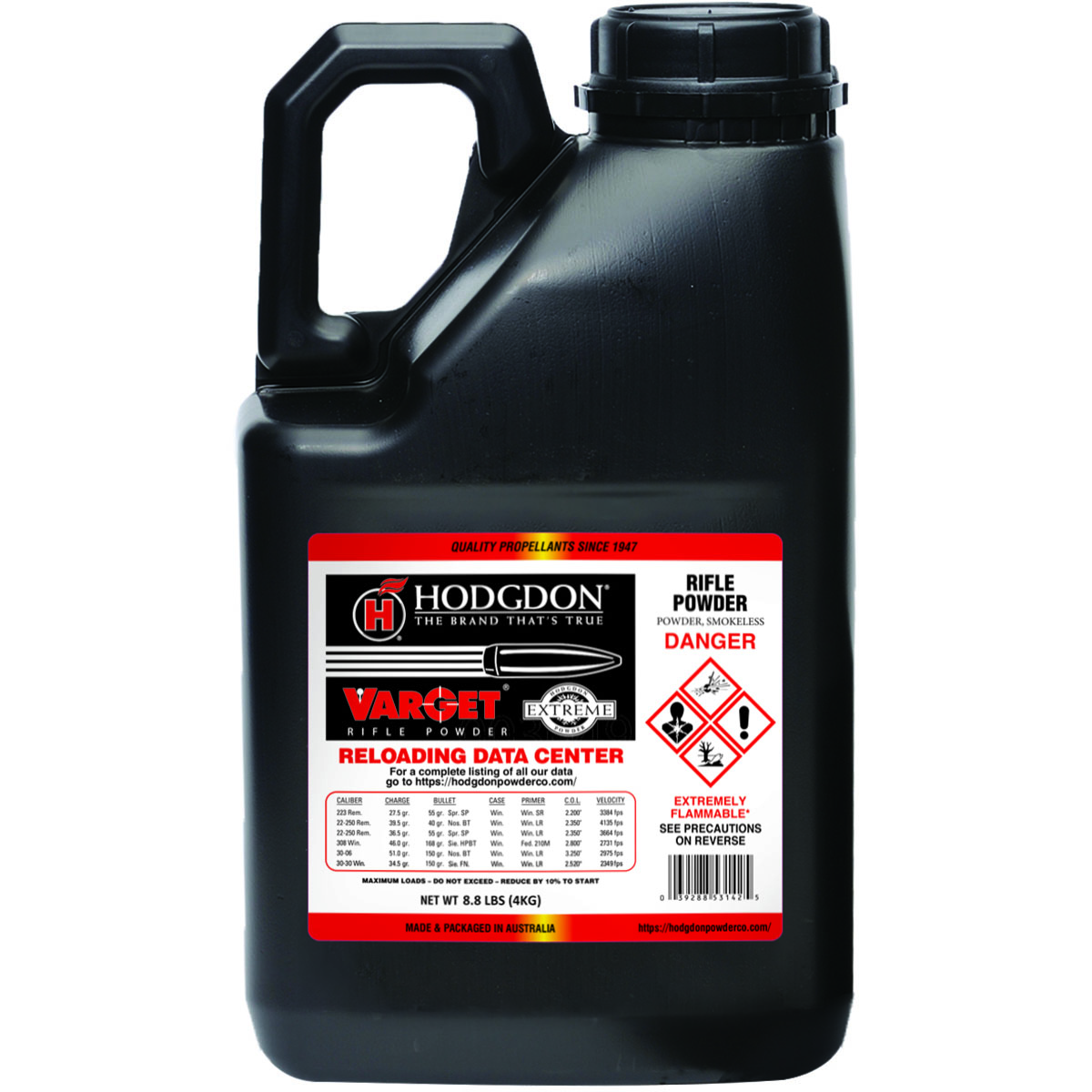 HODGDON POWDER CO., INC. - VARGET® SMOKELESS RIFLE POWDER - View 3