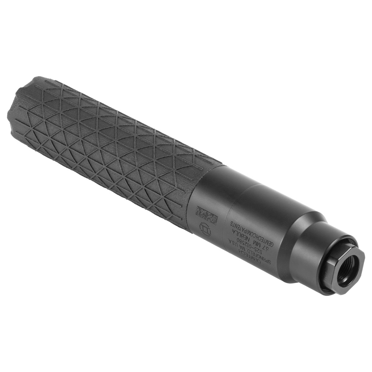 Nebula 5.7x28mm 1/2x28 Direct Thread Suppressor Black - View 3