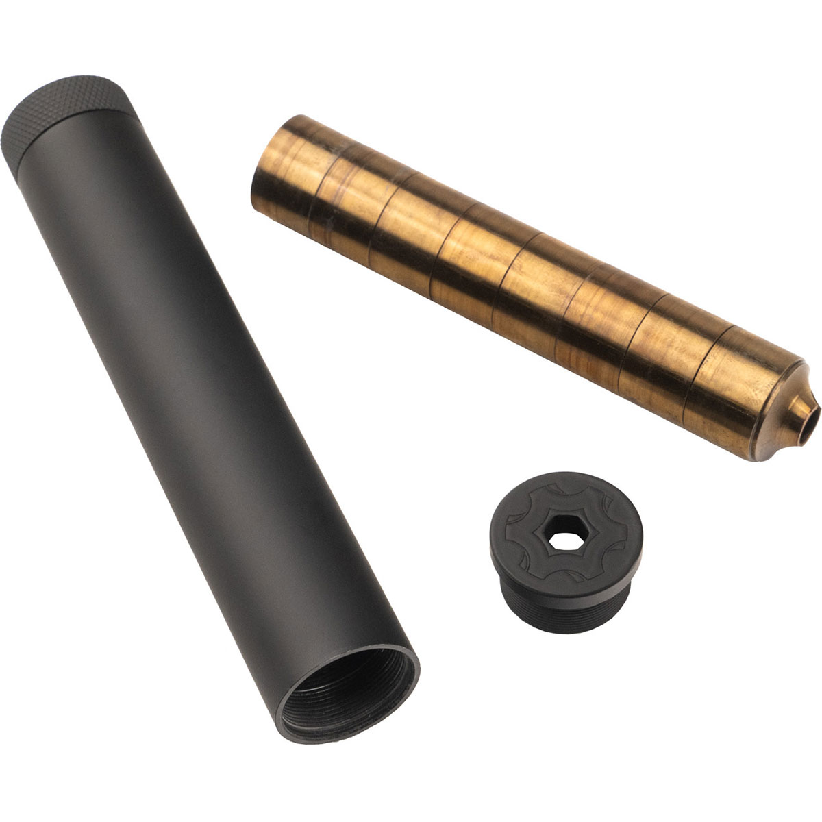 Zeroed 22 .22 Long Rifle Direct Thread Suppressor Black - View 2