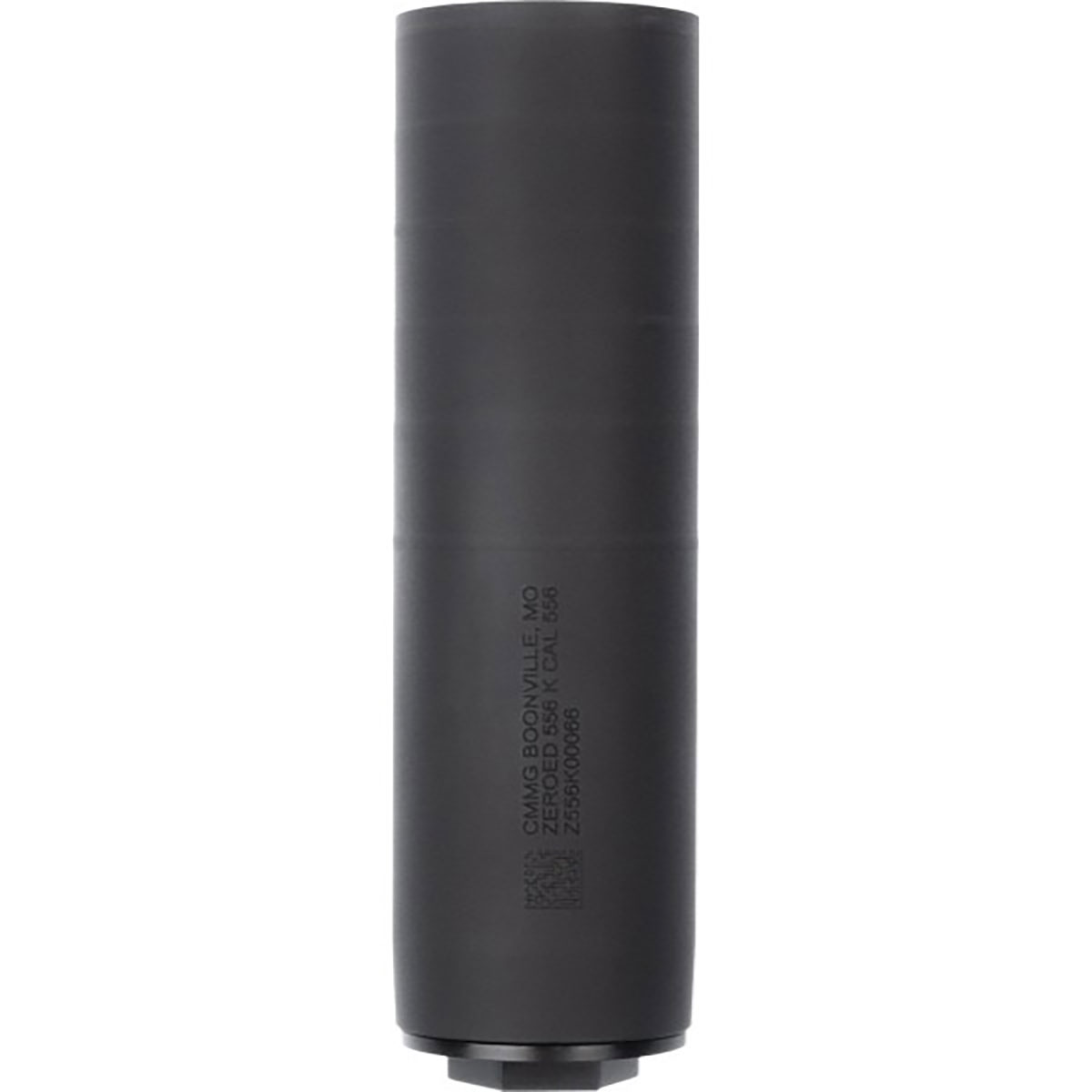 Zeroed 556K .22 Caliber Direct Thread Suppressor Black