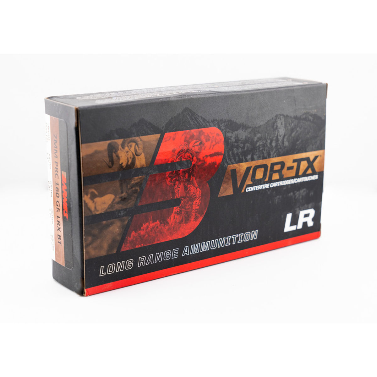 VOR-TX LR 7mm PRC 160gr LRX Boat Tail 20/Box