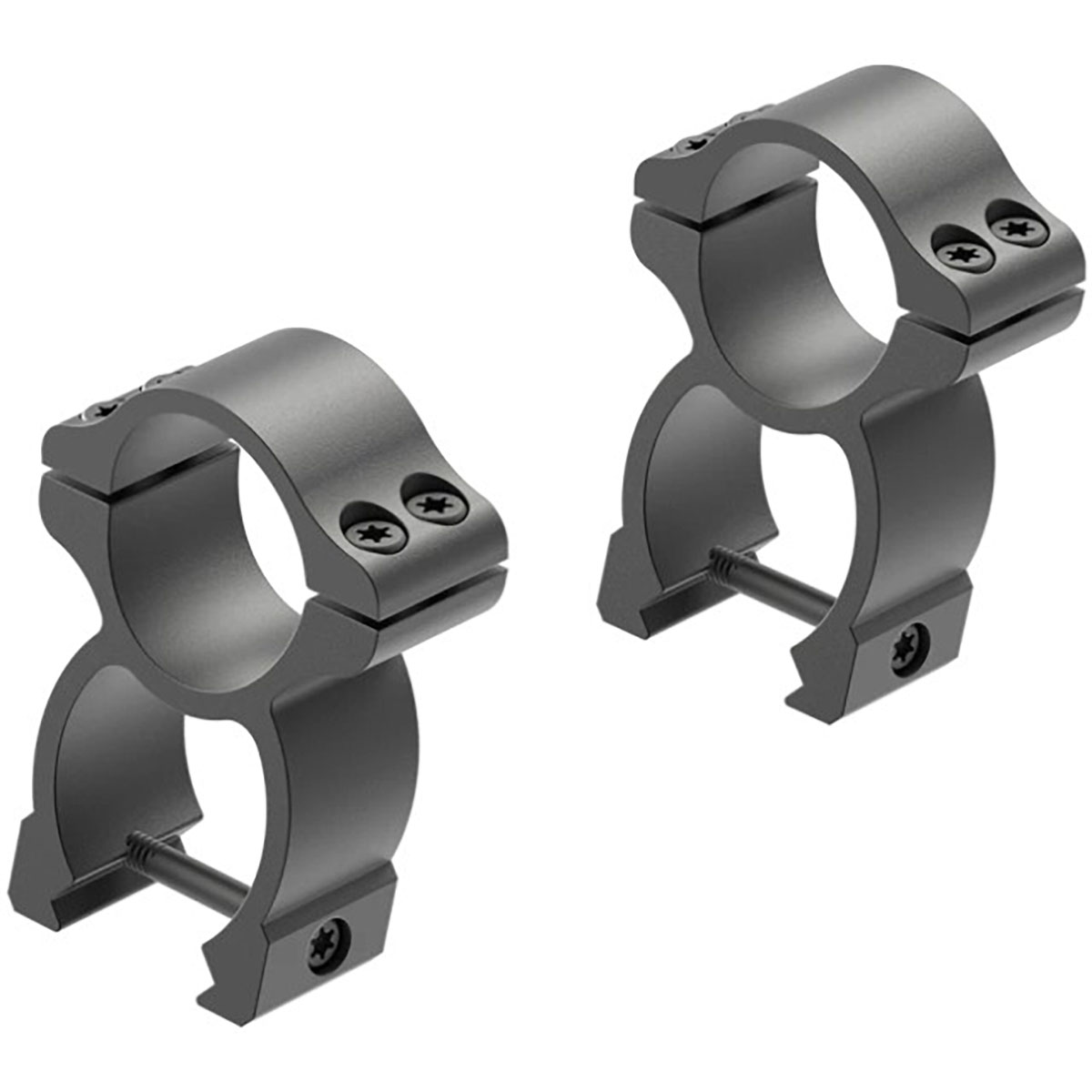 Rifleman G2 1" See-Thru High 1.44" Elevation Black 2-Pc