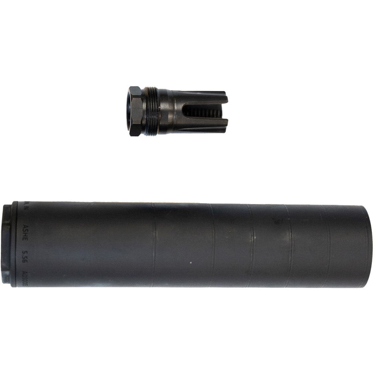 ASHE 5.56 22 Caliber HUB Compatible Suppressor Blk - View 5