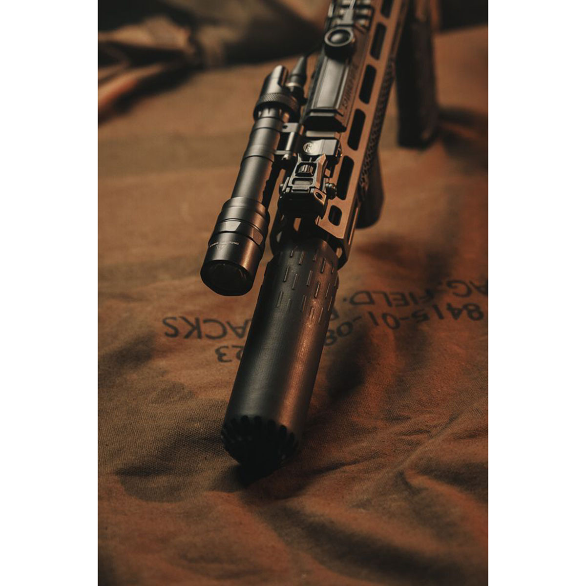 HUXWRX - 556K MULTI-CALIBER QD RIFLE SUPPRESSOR W/FLASH HIDER - View 3