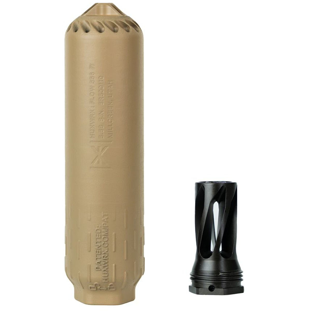 HUXWRX - FLOW 556 TI RIFLE SUPPRESSOR W/FLASH HIDER - View 4