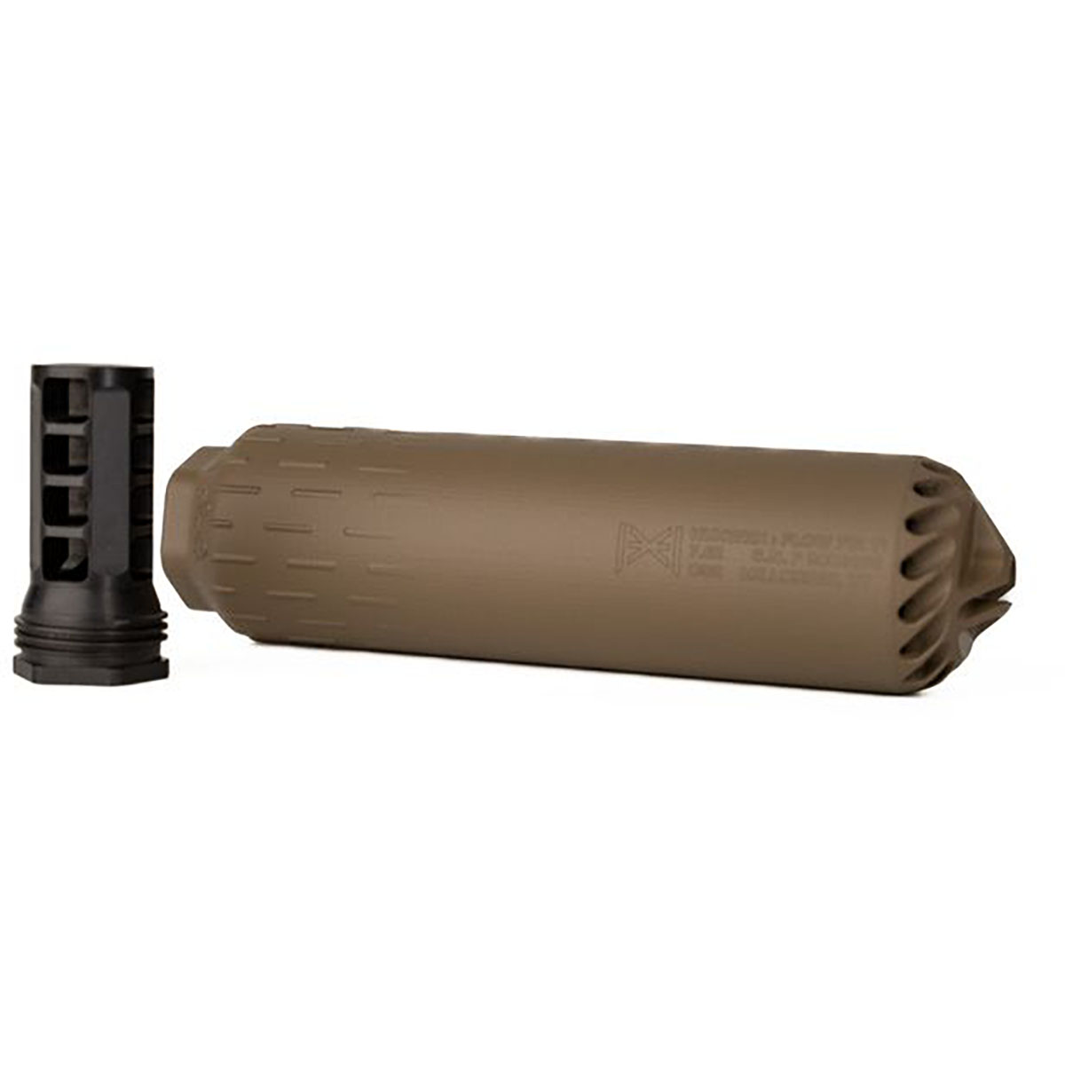 HUXWRX - FLOW 762 TI RIFLE SUPPRESSOR W/MUZZLE BRAKE - View 2