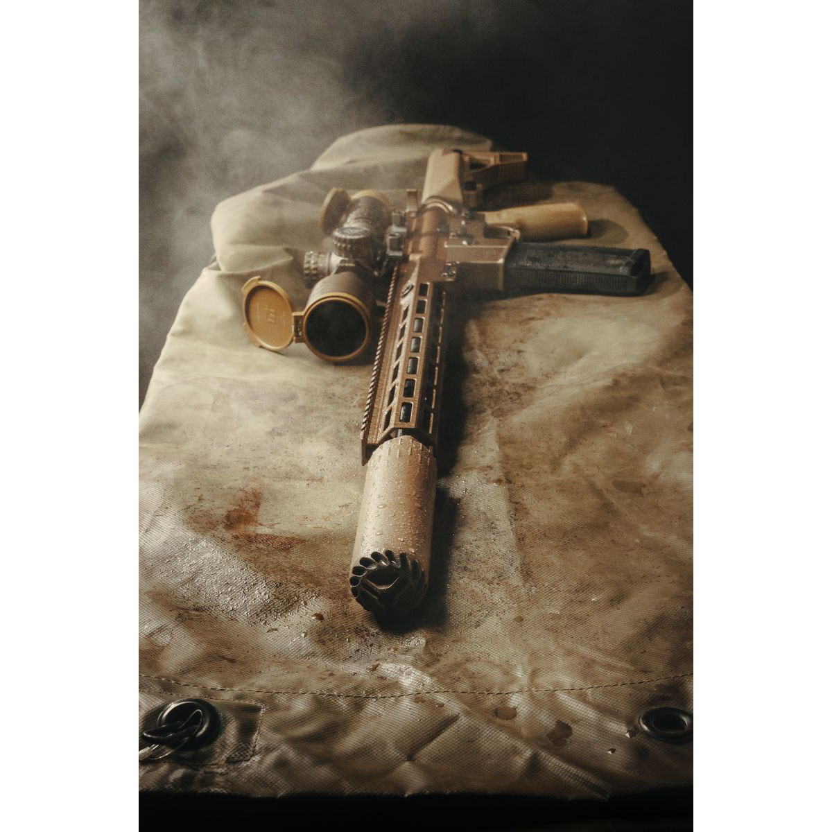 HUXWRX - FLOW 762 TI RIFLE SUPPRESSOR W/MUZZLE BRAKE - View 4