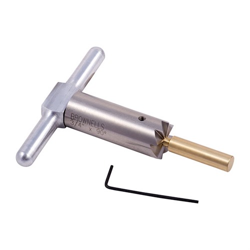 BROWNELLS - 90 DEGREE MUZZLE FACING CUTTER & BRASS PILOT - View 5