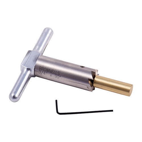 BROWNELLS - 90 DEGREE MUZZLE FACING CUTTER & BRASS PILOT - View 4