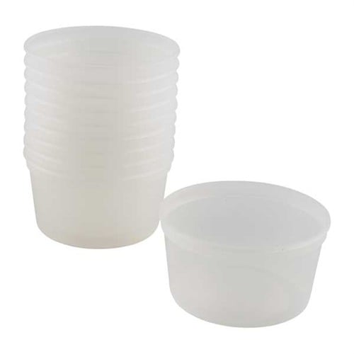 Acraglas Gel Mixing Dishes, 8oz, 10 Pack