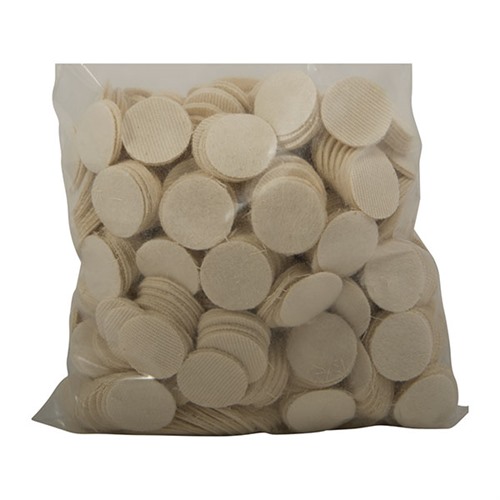 BROWNELLS - REALLY HEAVY  DUTY ROUND 100% COTTON FLANNEL PATCHES - View 5