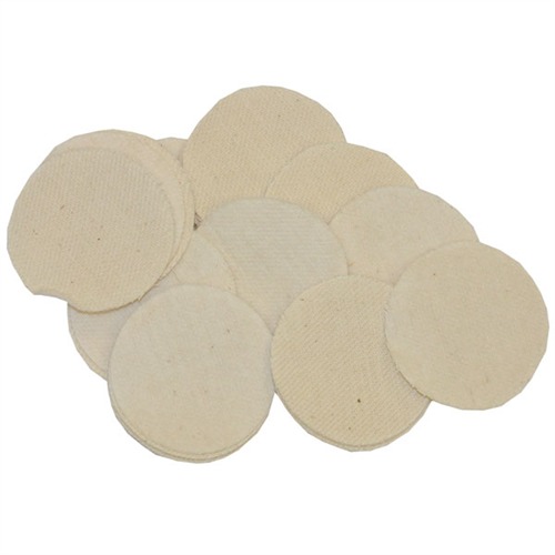 BROWNELLS - REALLY HEAVY  DUTY ROUND 100% COTTON FLANNEL PATCHES