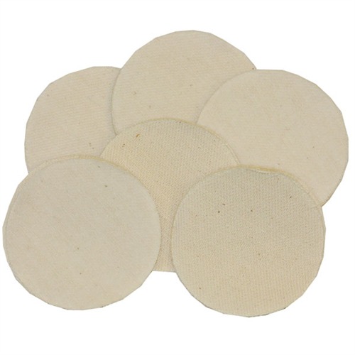 BROWNELLS - REALLY HEAVY  DUTY ROUND 100% COTTON FLANNEL PATCHES - View 6
