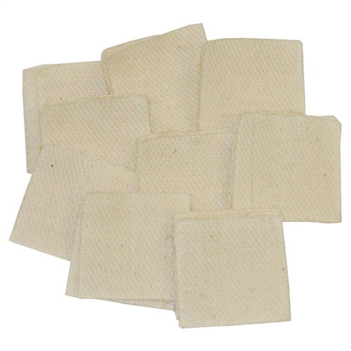 BROWNELLS - HEAVY-DUTY SQUARE 100% COTTON FLANNEL CLEANING PATCHES