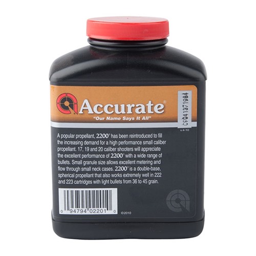 ACCURATE POWDER - #2200 RIFLE POWDER