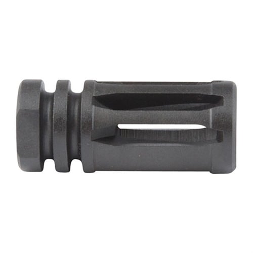 Extended A2 Flash Suppressor 22 Caliber 1/2-28 Steel Black