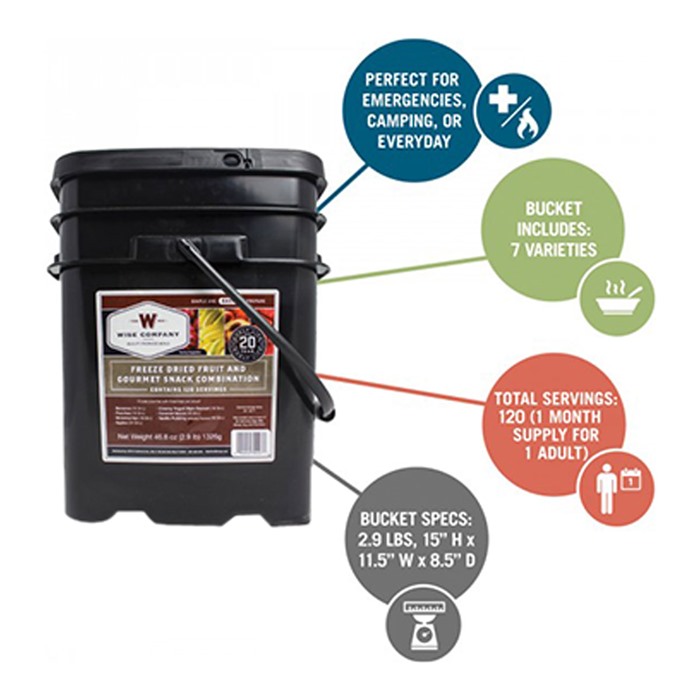 1440 Serving Freeze Dried Fruit Bundle